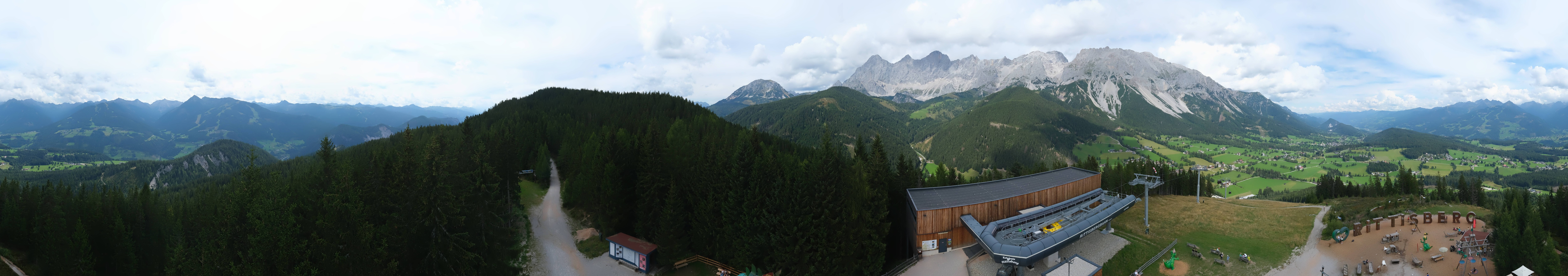 Archived image Webcam Ramsau am Dachstein: Ski area Rittisberg
