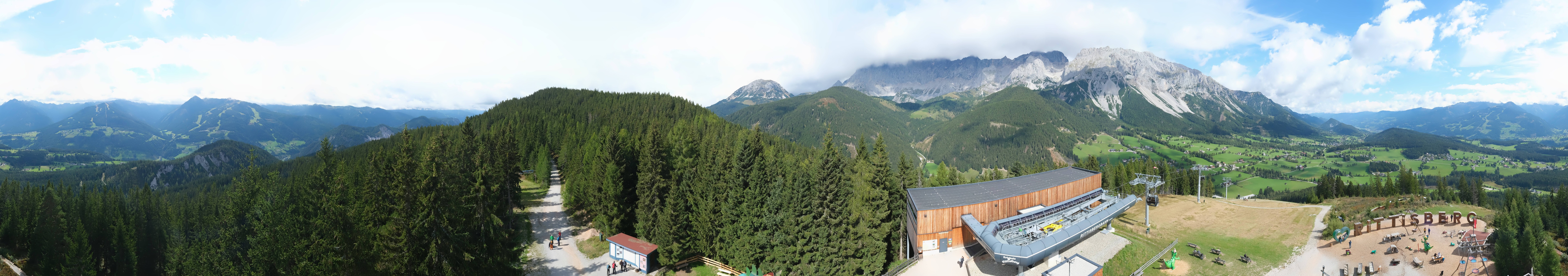 Archived image Webcam Ramsau am Dachstein: Ski area Rittisberg