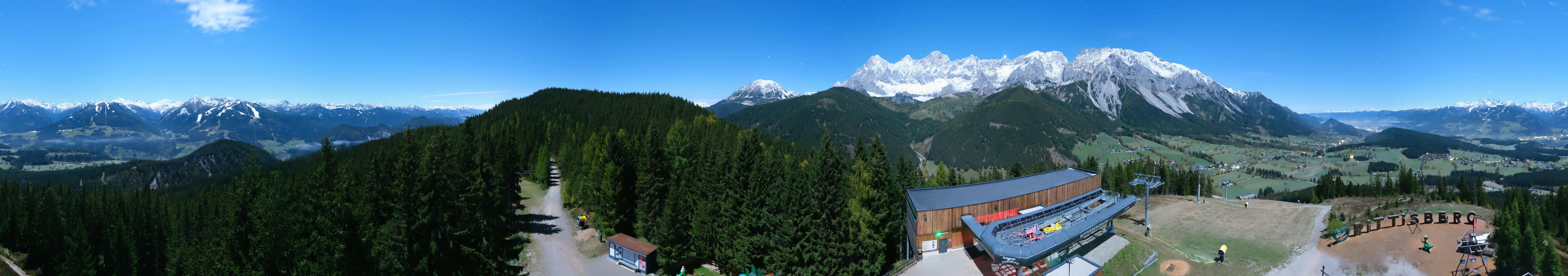 Archived image Webcam Ramsau am Dachstein: Ski area Rittisberg