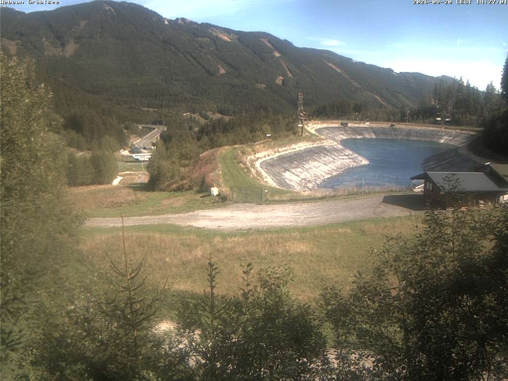 Archiv Foto Webcam Grüblsee
