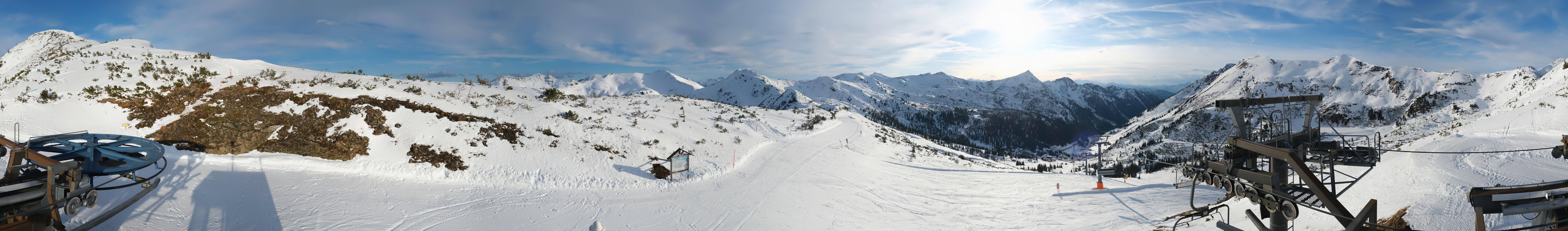 Archiv Foto Webcam Planneralm, Bergstation Plannereckbahn