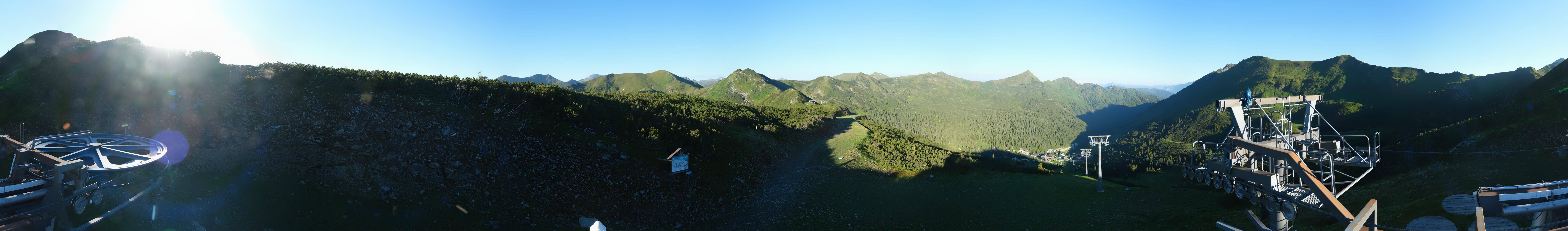Archiv Foto Webcam Planneralm, Bergstation Plannereckbahn
