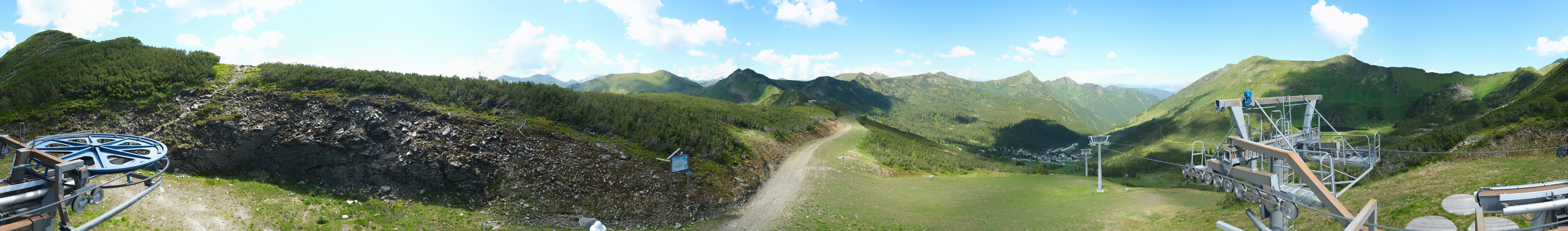 Archiv Foto Webcam Planneralm, Bergstation Plannereckbahn