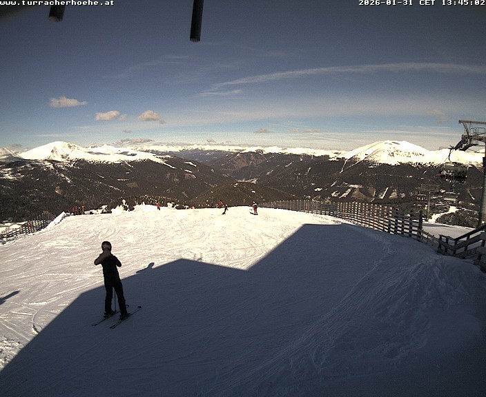 Archiv Foto Webcam Bergstation Kornockbahn, Turracher Höhe