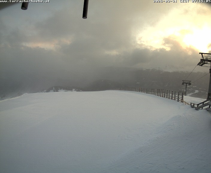 Archiv Foto Webcam Bergstation Kornockbahn, Turracher Höhe