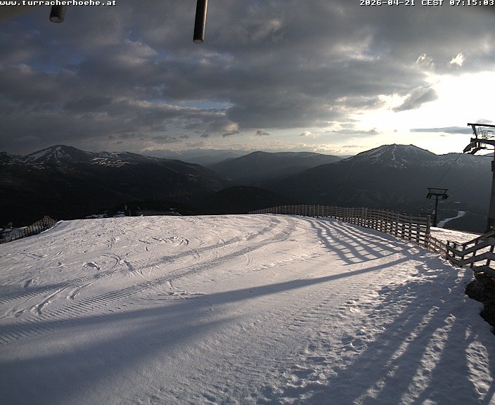 Archiv Foto Webcam Bergstation Kornockbahn, Turracher Höhe