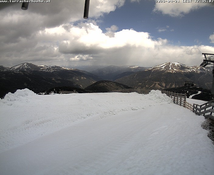 Archiv Foto Webcam Bergstation Kornockbahn, Turracher Höhe