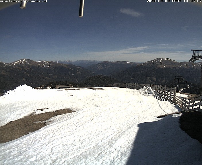 Archiv Foto Webcam Bergstation Kornockbahn, Turracher Höhe