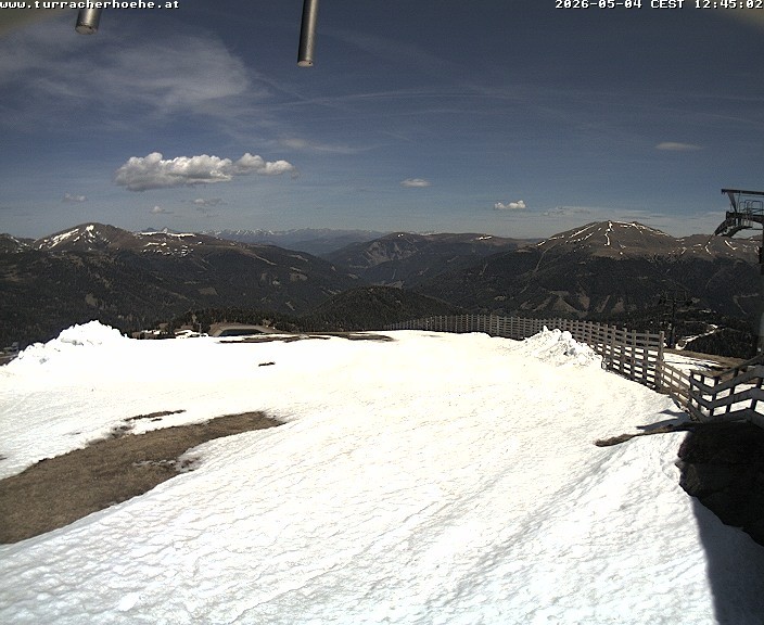 Archived image Webcam mountain station "Kornockbahn", "Turrach Höhe"