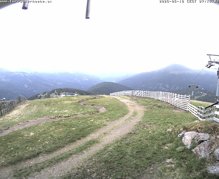 Archiv Foto Webcam Bergstation Kornockbahn, Turracher Höhe