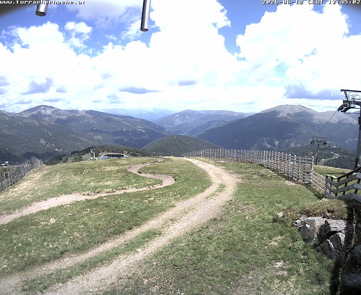 Archiv Foto Webcam Bergstation Kornockbahn, Turracher Höhe