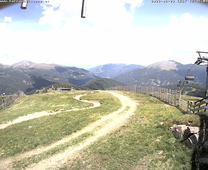 Archiv Foto Webcam Bergstation Kornockbahn, Turracher Höhe