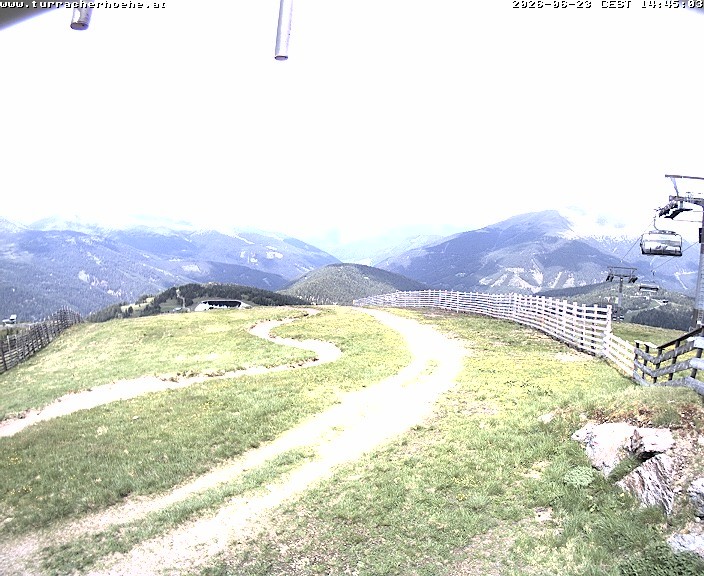 Archiv Foto Webcam Bergstation Kornockbahn, Turracher Höhe