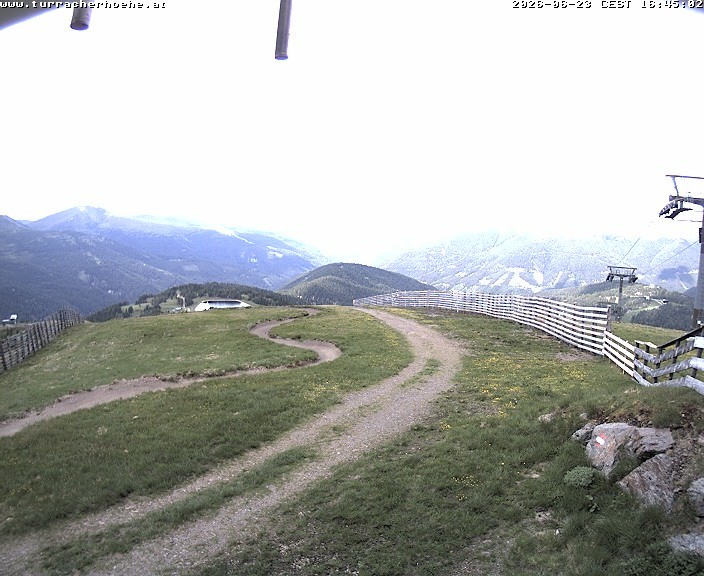 Archiv Foto Webcam Bergstation Kornockbahn, Turracher Höhe