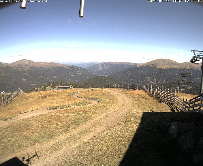 Archiv Foto Webcam Bergstation Kornockbahn, Turracher Höhe