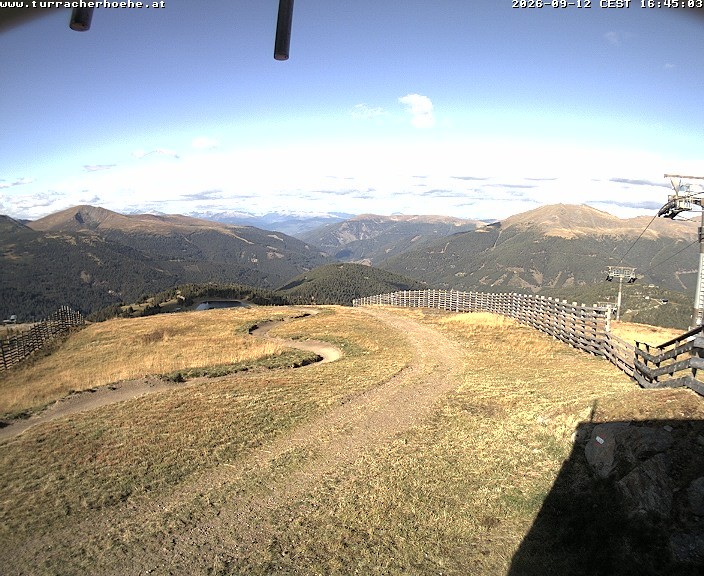 Archiv Foto Webcam Bergstation Kornockbahn, Turracher Höhe