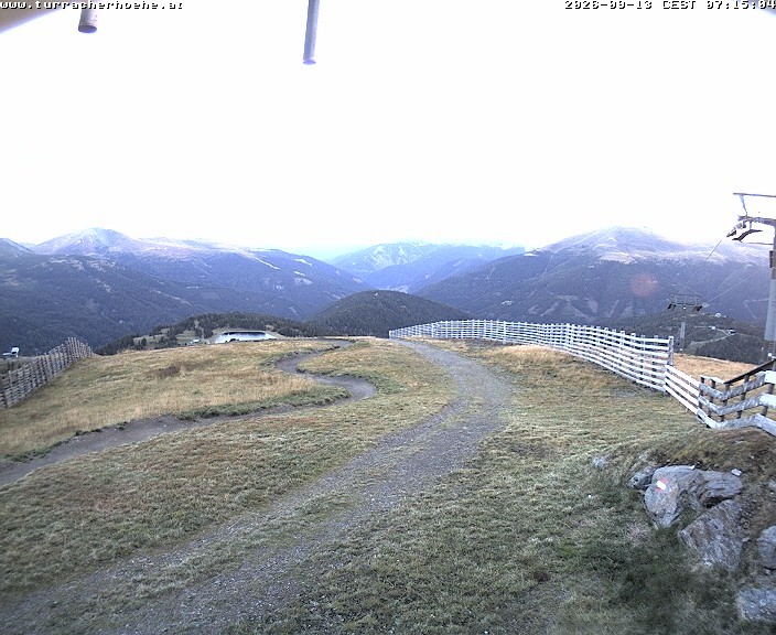 Archiv Foto Webcam Bergstation Kornockbahn, Turracher Höhe