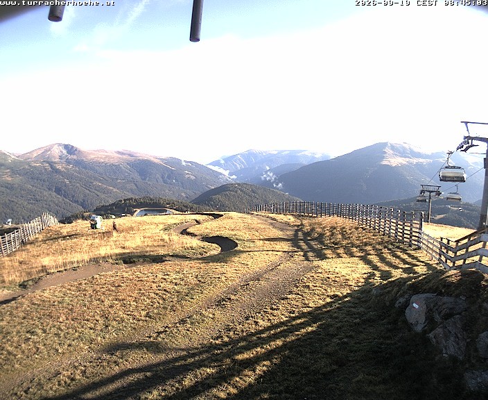 Archiv Foto Webcam Bergstation Kornockbahn, Turracher Höhe
