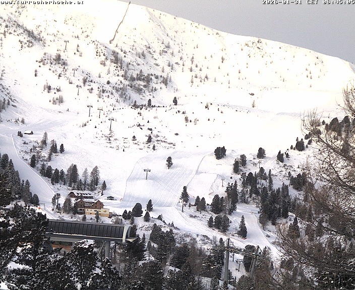 Archiv Foto Webcam Kornock, Turracher Höhe