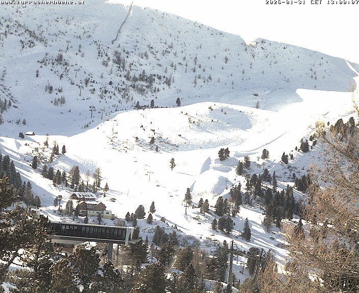 Archiv Foto Webcam Kornock, Turracher Höhe