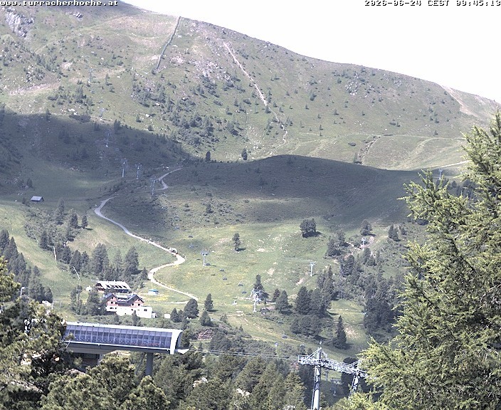 Archiv Foto Webcam Kornock, Turracher Höhe