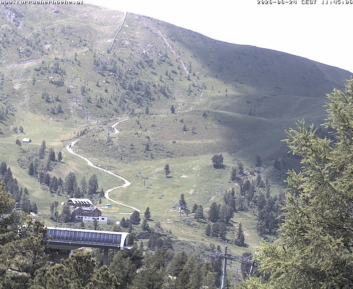 Archiv Foto Webcam Kornock, Turracher Höhe