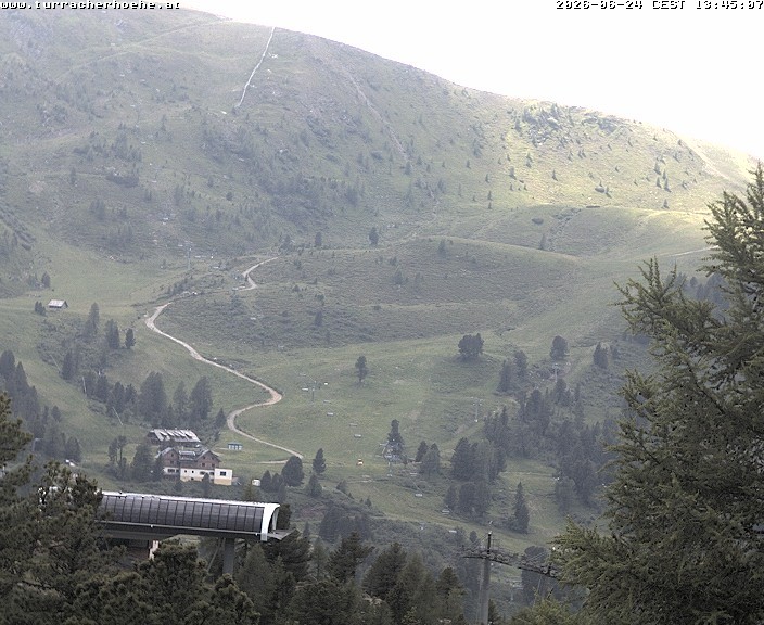 Archiv Foto Webcam Kornock, Turracher Höhe