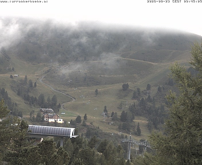 Archiv Foto Webcam Kornock, Turracher Höhe