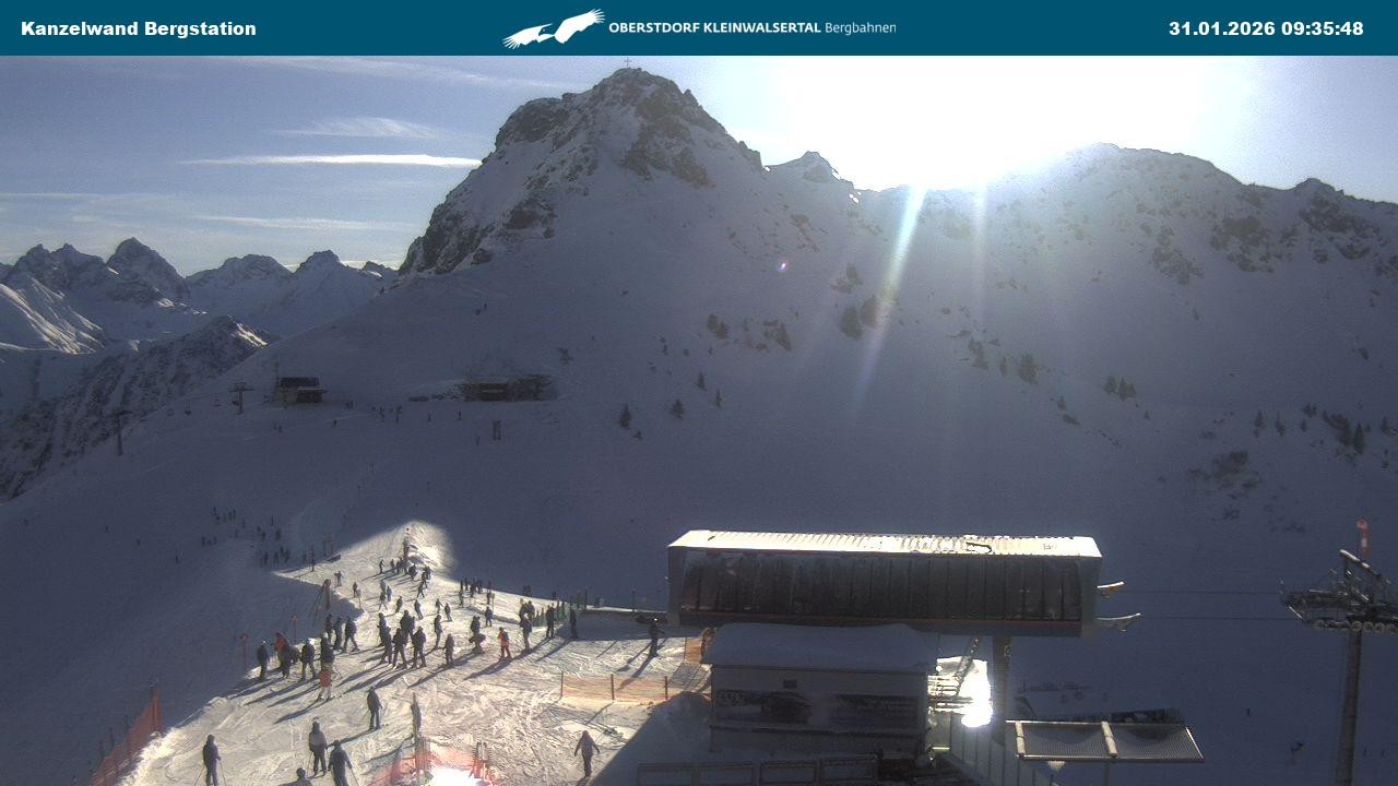 Archiv Foto Webcam Gipfelstation Kanzelwand