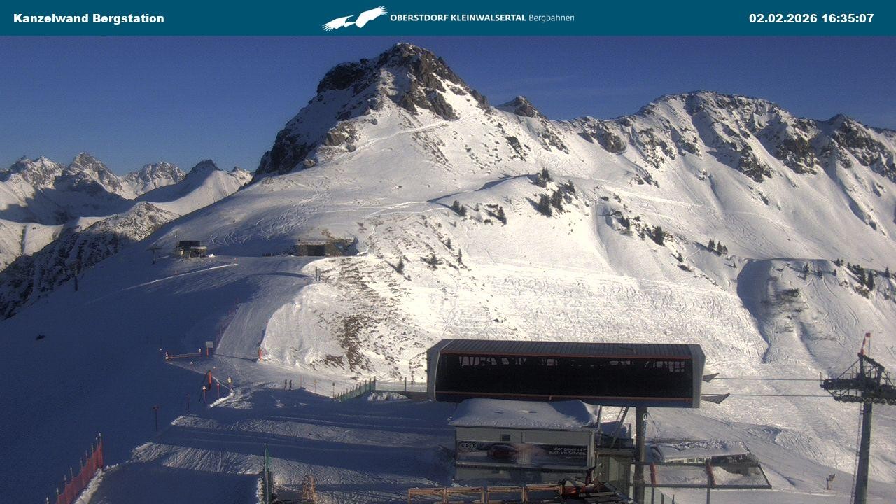 Archiv Foto Webcam Gipfelstation Kanzelwand