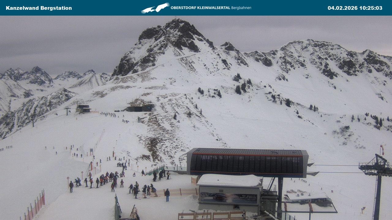 Archived image Webcam Top station Kanzelwand