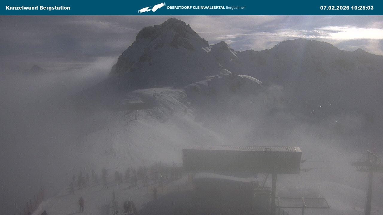 Archiv Foto Webcam Gipfelstation Kanzelwand