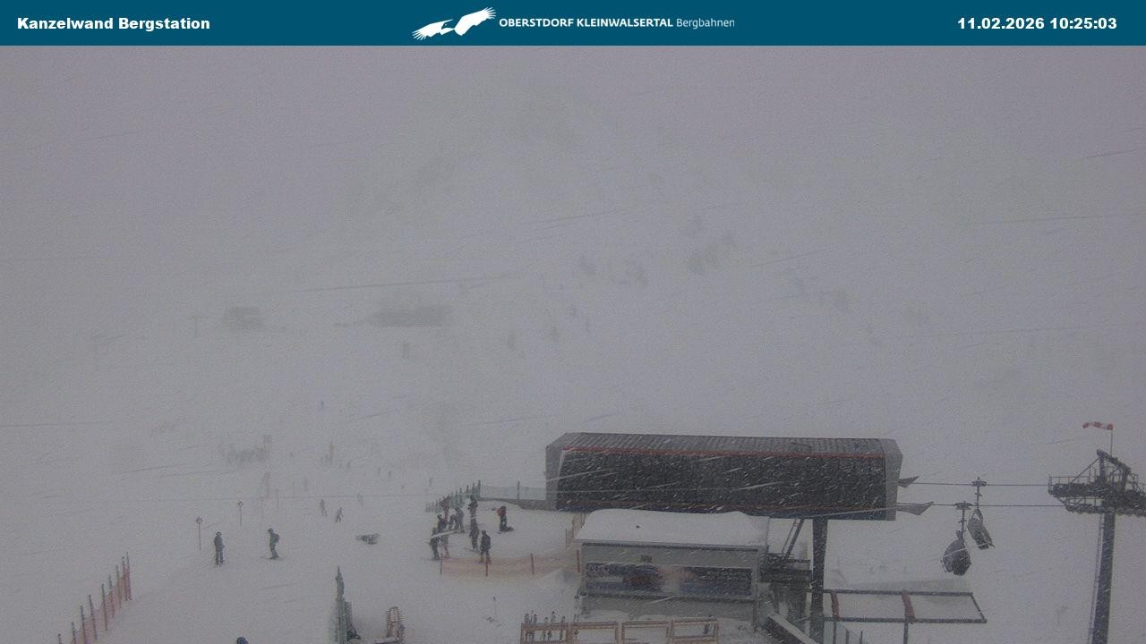 Archived image Webcam Top station Kanzelwand