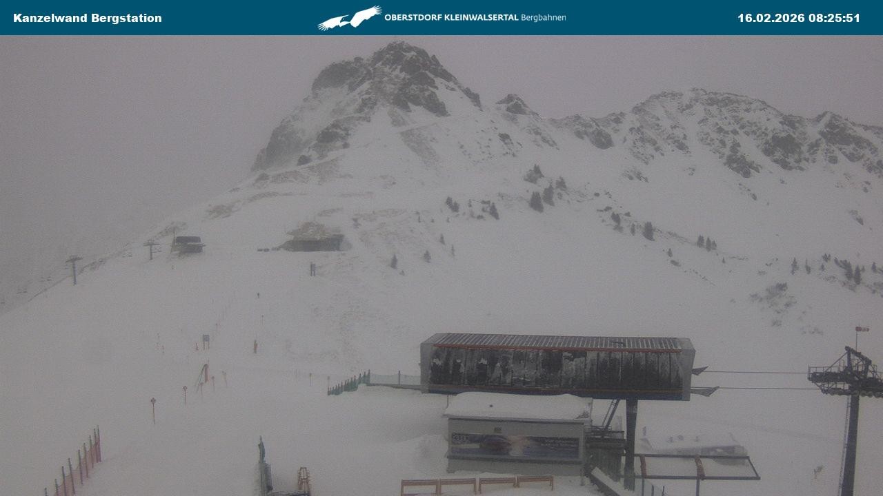 Archived image Webcam Top station Kanzelwand