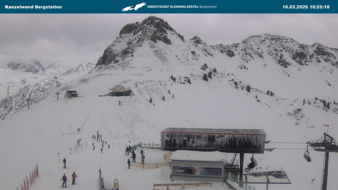 Archived image Webcam Top station Kanzelwand