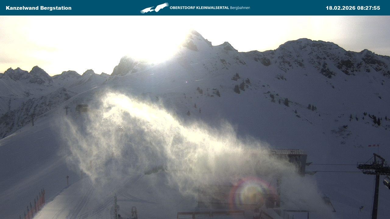 Archiv Foto Webcam Gipfelstation Kanzelwand