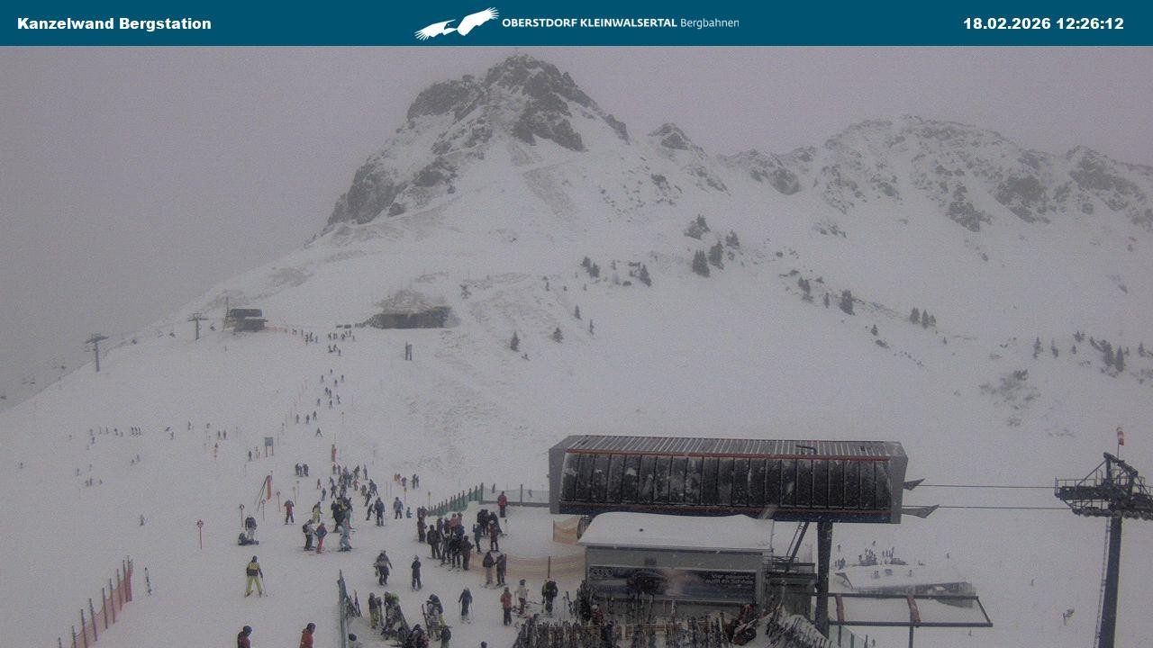 Archiv Foto Webcam Gipfelstation Kanzelwand