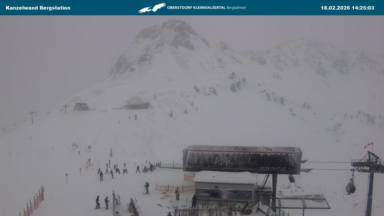 Archiv Foto Webcam Gipfelstation Kanzelwand