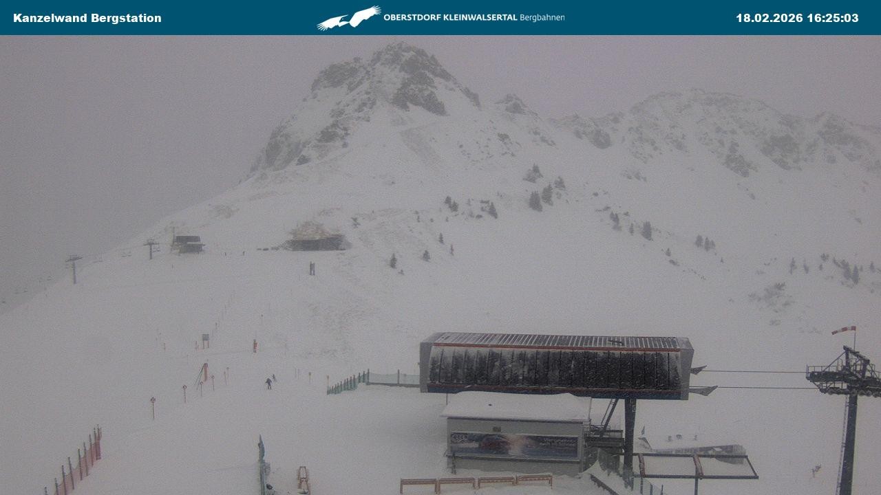 Archiv Foto Webcam Gipfelstation Kanzelwand