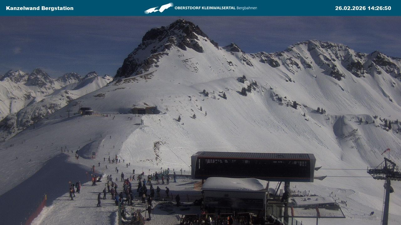 Archived image Webcam Top station Kanzelwand