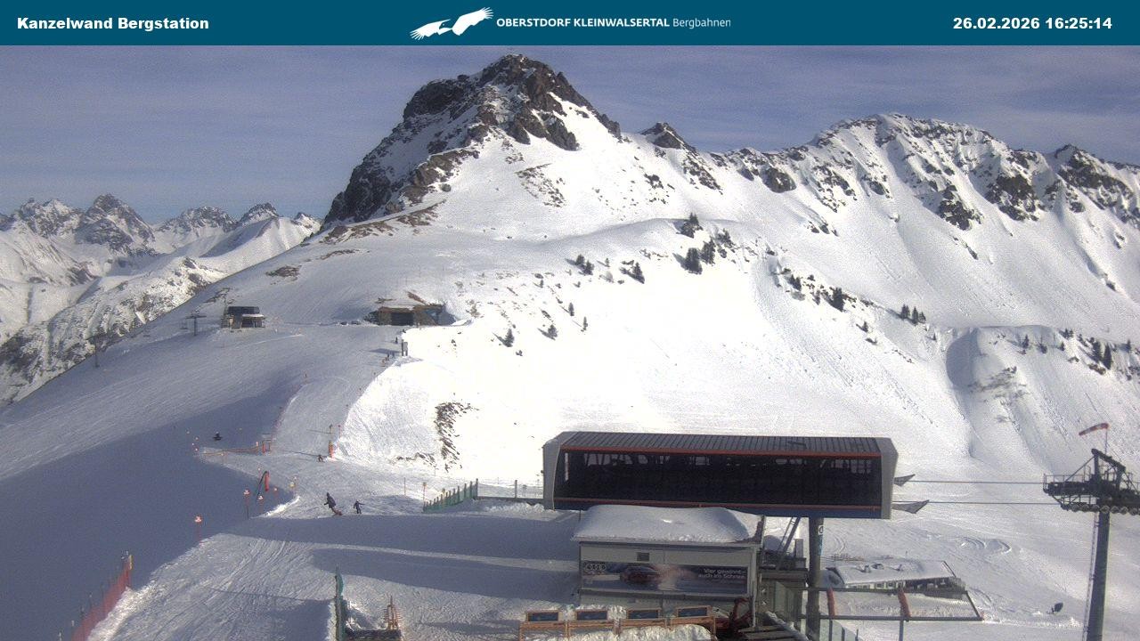 Archived image Webcam Top station Kanzelwand