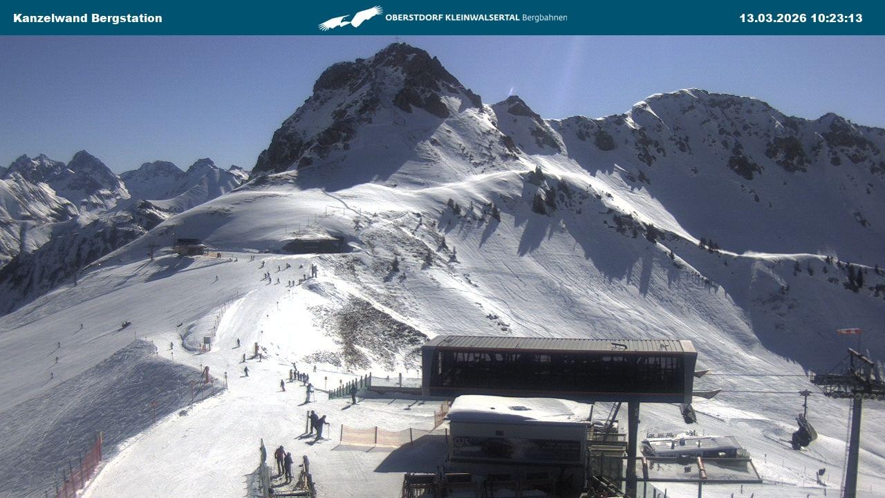 Archived image Webcam Top station Kanzelwand