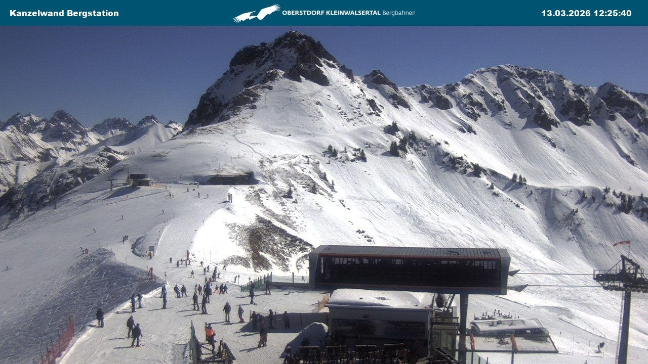 Archived image Webcam Top station Kanzelwand