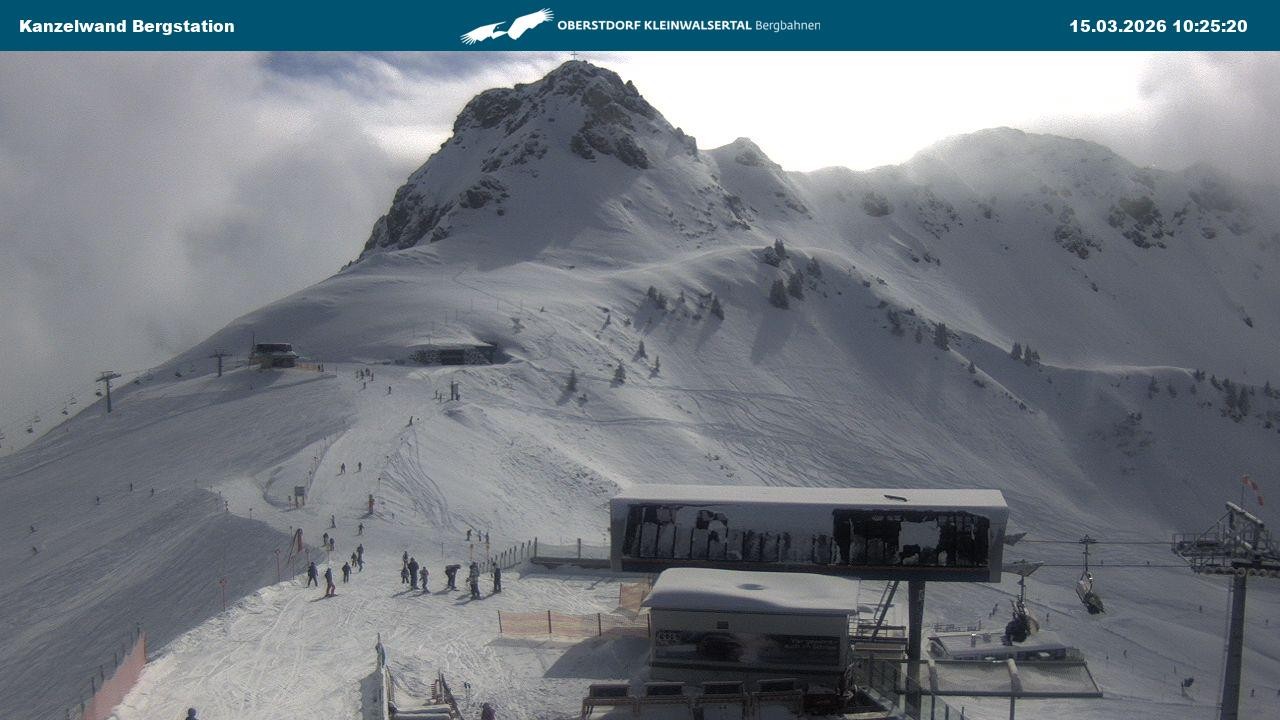 Archiv Foto Webcam Gipfelstation Kanzelwand