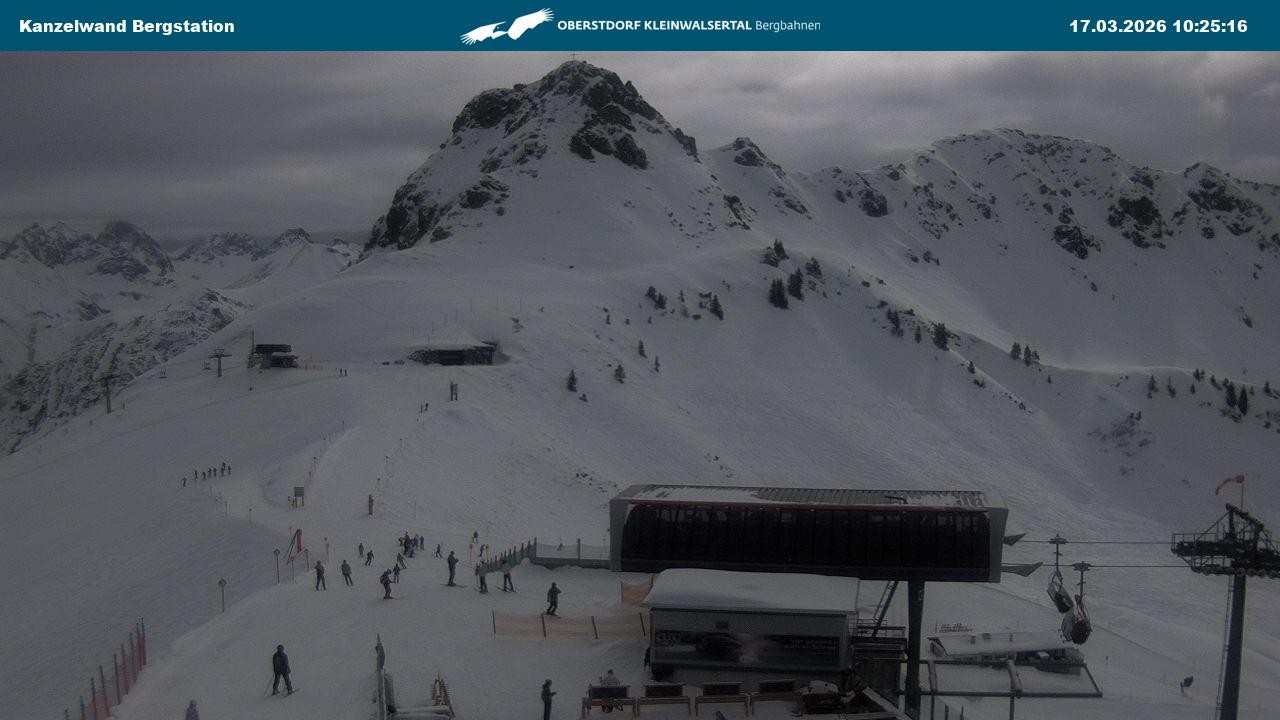 Archived image Webcam Top station Kanzelwand