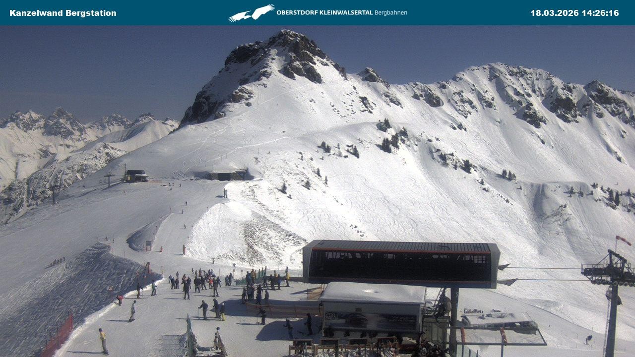 Archiv Foto Webcam Gipfelstation Kanzelwand