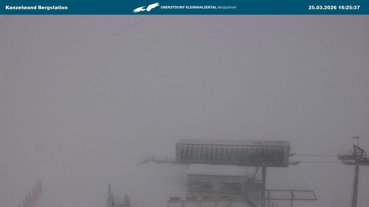 Archived image Webcam Top station Kanzelwand