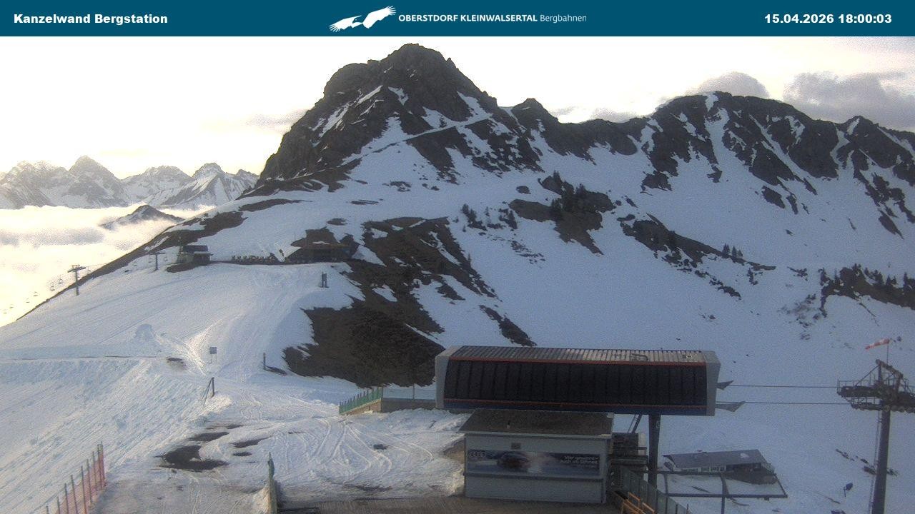 Archived image Webcam Top station Kanzelwand