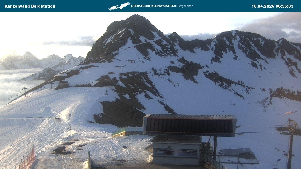 Archived image Webcam Top station Kanzelwand