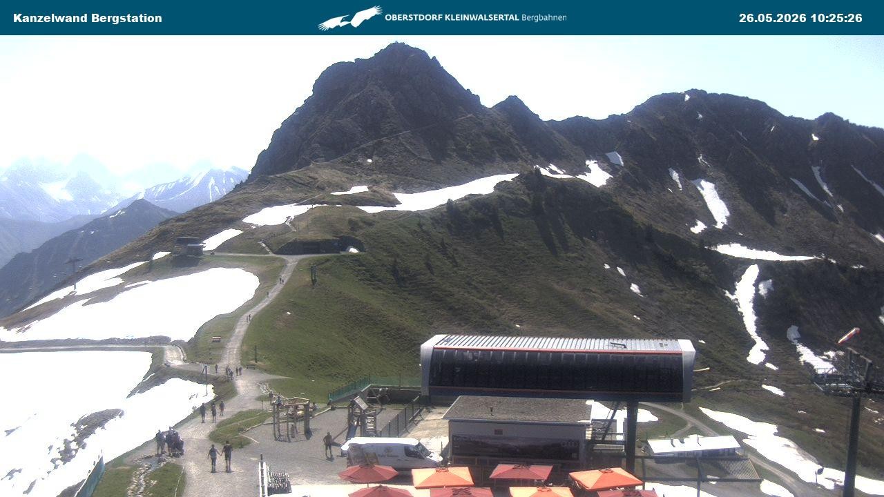 Archiv Foto Webcam Gipfelstation Kanzelwand